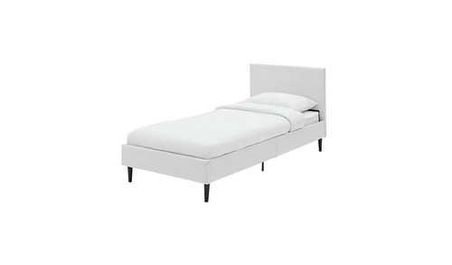Skylar single bed frame white - single,