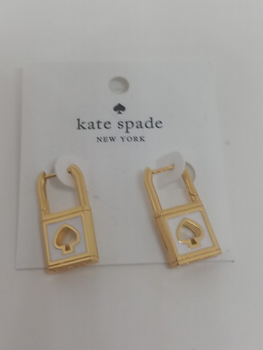 Kate spade lock - spade, earrings