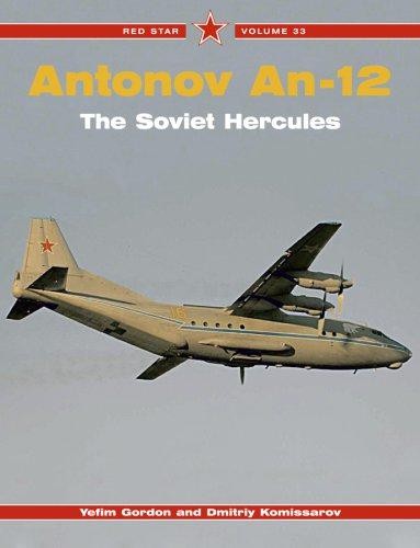 Red star antonov an 12 - red,