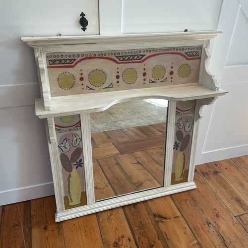 Overmantel mirror wall shelf - wall,