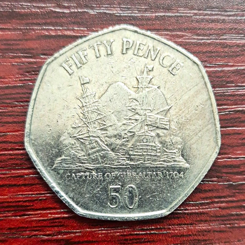 Gibraltar 2006 fifty pence - gibraltar,
