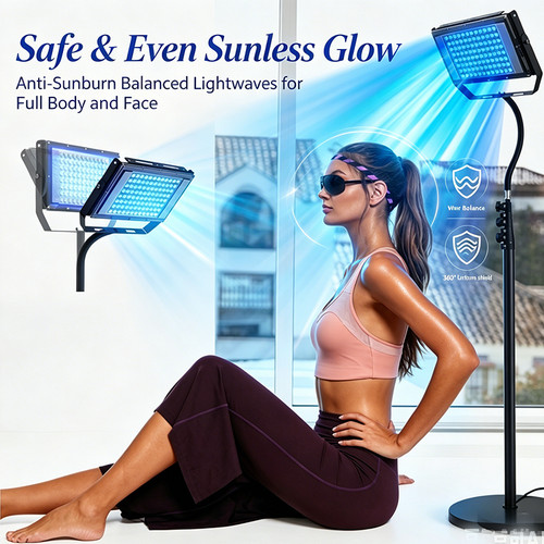 Body facial tanning sunbed - tanning,