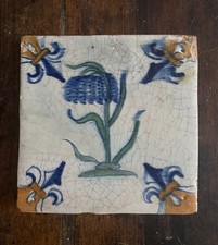Antique Dutch Delft Till Of An