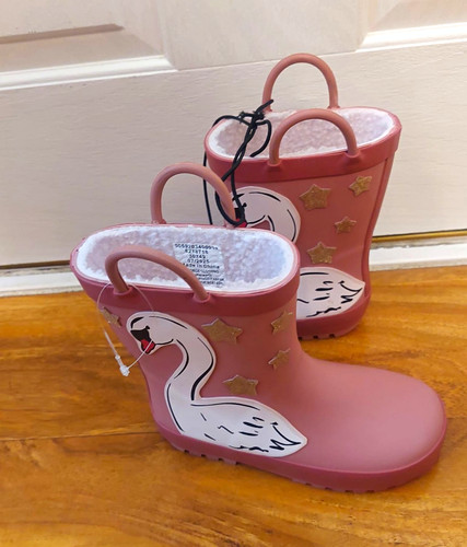Girls pink swan - pink,