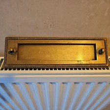 Antique brass finger plate - antique,