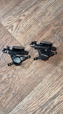 TRP HY/RD Black Post Mount Calipers with Cable to Hydro Pair MTB F&R