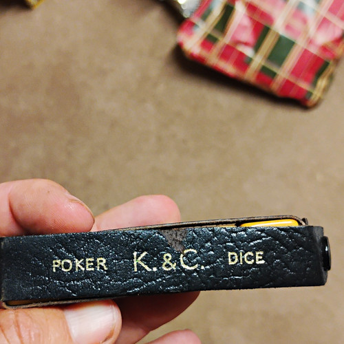 Poker dice game set in - poker,