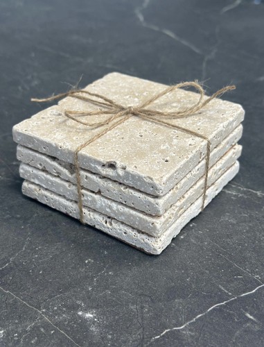 Travertine tumbled marble - travertine,