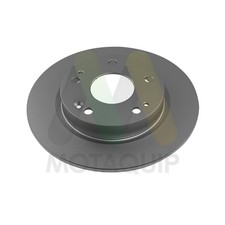 2x Brake Discs Solid For Honda