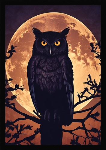 Intimate owl framed wall art - intimate,