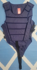 Harry Hall ' British Equestrian Navy Safety Vest ' Jump Body Protector Level 7