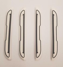 4x WHITE Door Boot Guard