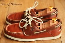 Timberland Two Tone Brown Leather Boat Deck Shoes Boot Mens UK 8 US 8.5 EU 42