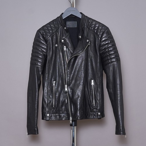 All saints leather jacket mens - saints,
