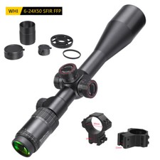 Tactical First Focal Plane Scope WestHunter WHI 6-24x50 SFIR FFP Red Illuminated