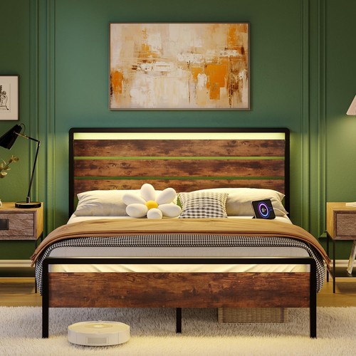 Double king bed - bed, frame