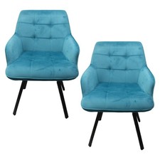 2Pcs Modern Swivel Dining