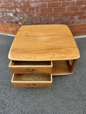 1970s Blonde Ercol Pandora Box Coffee Table