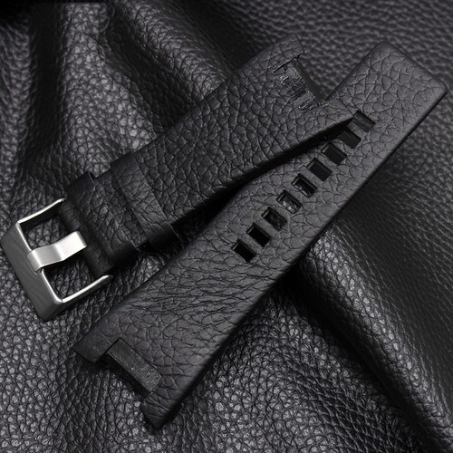 New 32mm notched leather strap - 32mm,