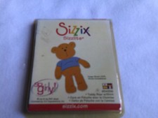 Sizzix - Sizzlits Small Die  - Teddy bear wearing T shirt