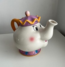 Disney Paladone Beauty and the Beast Mrs Potts Large Ceramic Teapot (Small Chip)