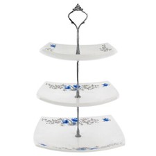 3 Tier Cake Stand Floral Afternoon Tea Party Wedding Plates Muffin Tableware