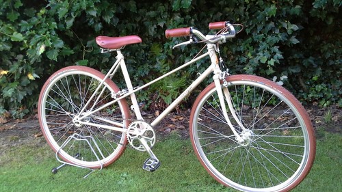 Vintage raleigh mixte bike - vintage,
