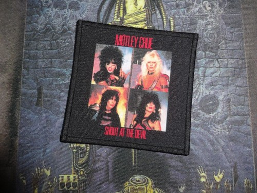 Mötley crüe patch glam hair - crüe,