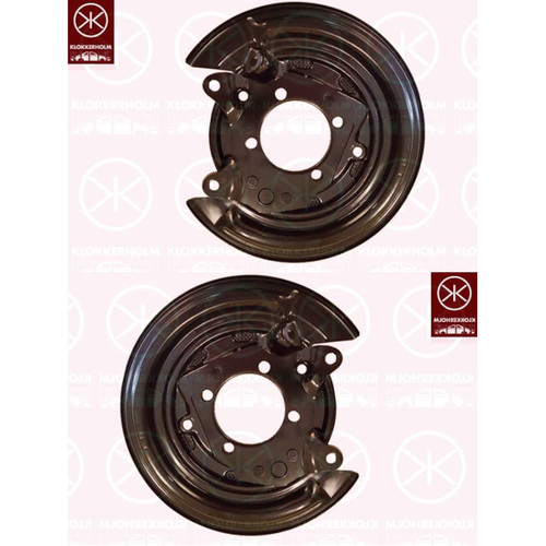 Brake backing plate - backing, dust