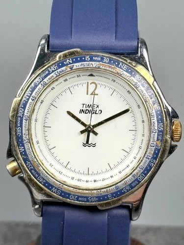 Vintage timex indiglo compass - timex,