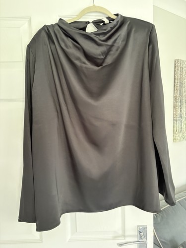 Pretty lavish satin cowl top - pretty,