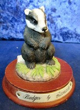 Leonardo Collection Badger Animal Figurine Ornament 8 cm high