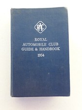 RAC Guide and Handbook  1954