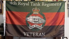 4th Royal Tank Regiment Veteran 5’ x 3’ Flag ( 4RTR ) 15