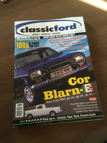 Classic ford magazine august - classic,