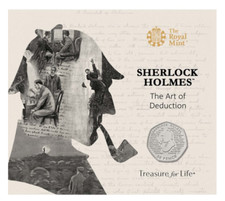 2019 Sherlock Holmes 50p Fifty