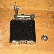 POLO UL Leather body Lift Arm Petrol Lighter Rare Vintage & Collectable