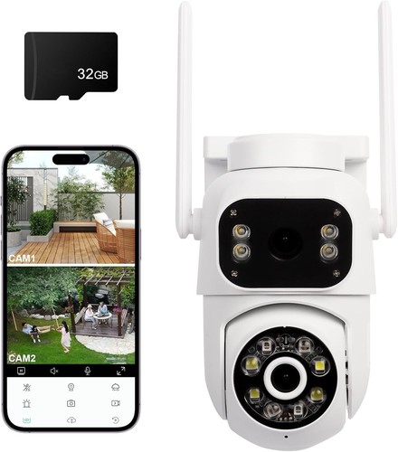Dual lens security camera - security,