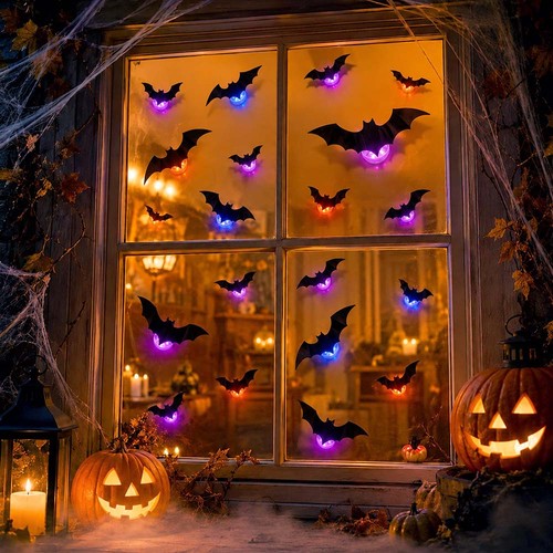 Led light halloween - led, bat