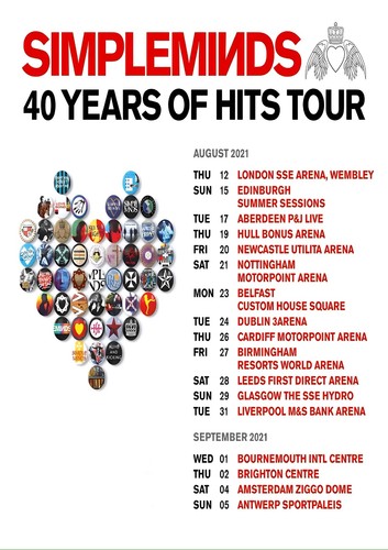 Simple minds years hits - minds,
