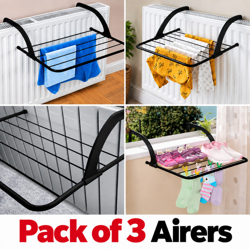 Over radiator clothes airer - over,