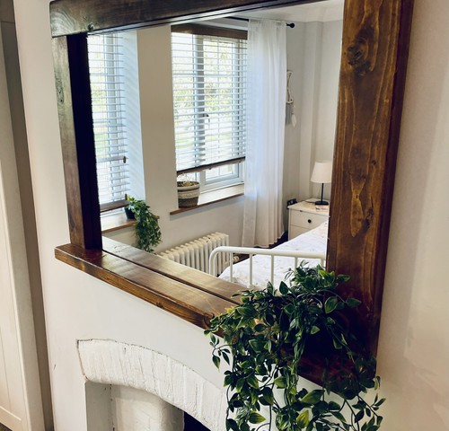 Farmhouse rustic mirror - mirror, –