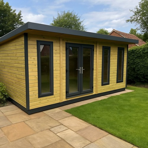 18x10 summerhouse upvc doors - summerhouse,,
