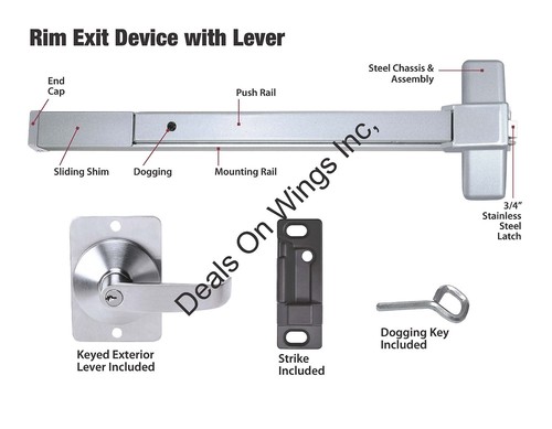 Panic bar exit device - panic,