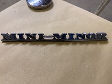 Used Genuine Austin Morris Mini Minor Script Badge ♻️