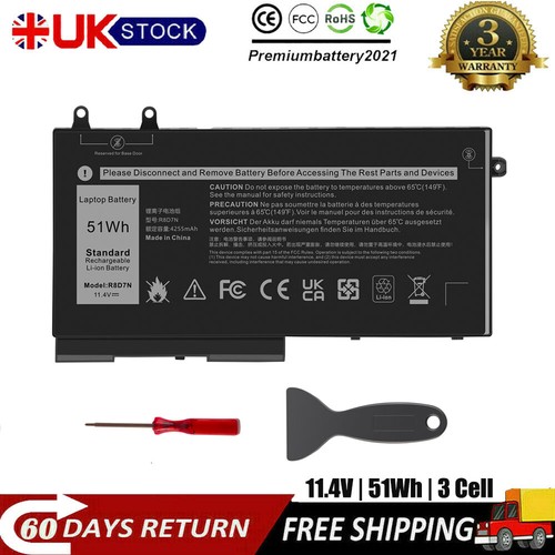 R8d7n battery for dell - for,