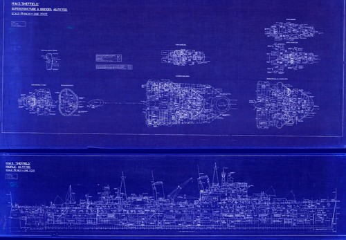 Hms sheffield cruiser - sheffield,