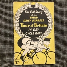 The 3rd Tour of Britain Cycle Race 1953 Vintage Daily Express Cycling Magazine