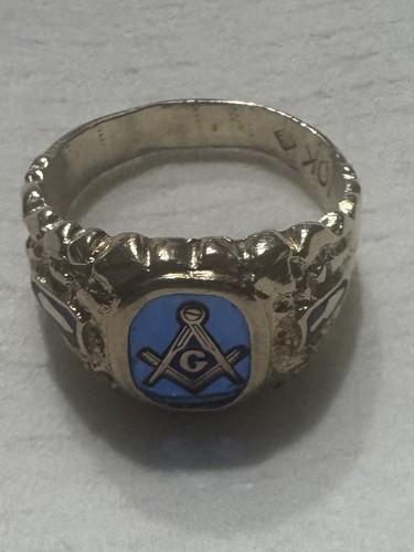 Vintage10k yellow gold - yellow, masonic