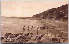 Whitsand Bay Vintage Postcard